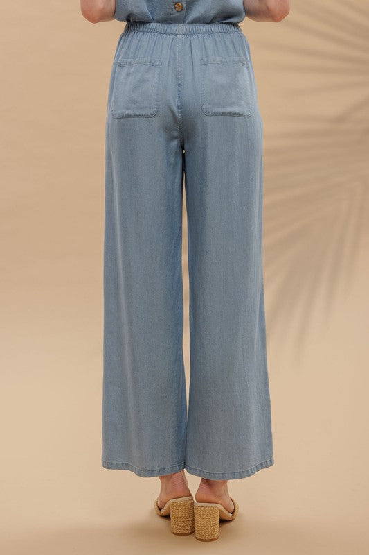 Denim Chambray Pants