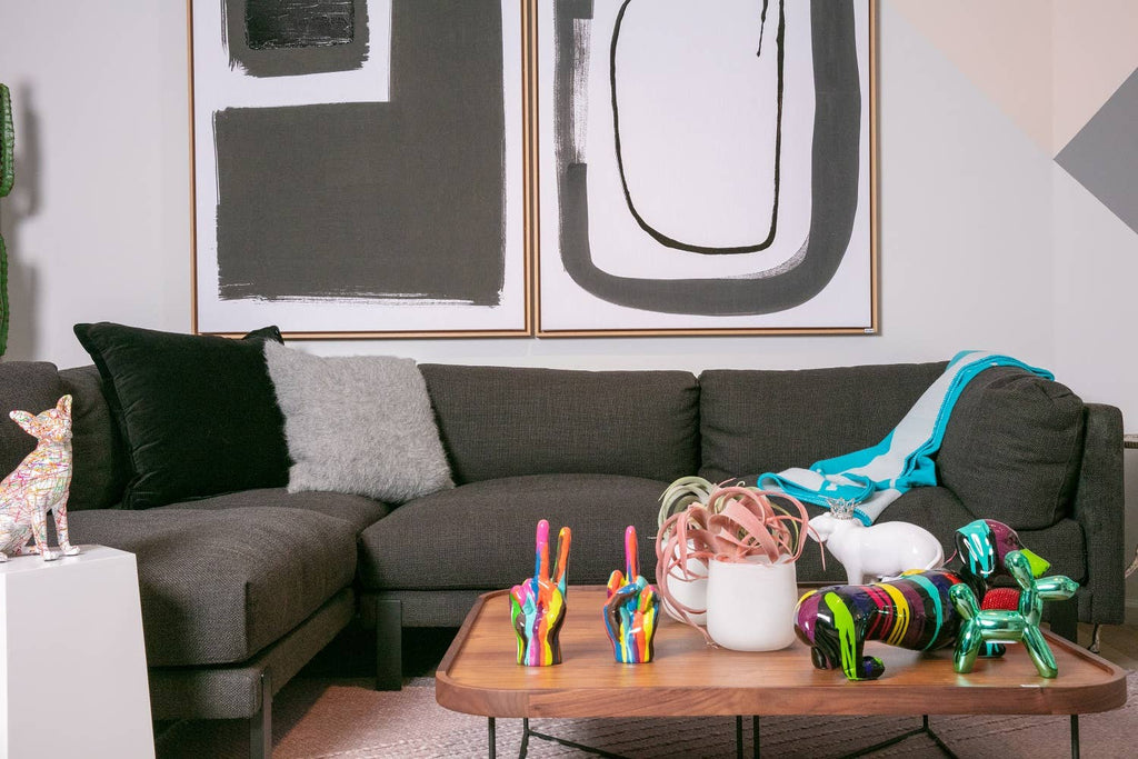 Graffiti Peace Sign Tabletop - 9" tall