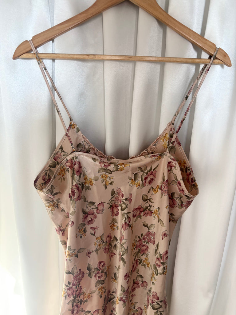 Vintage 90s Intimate Affair Floral Lingerie Slip