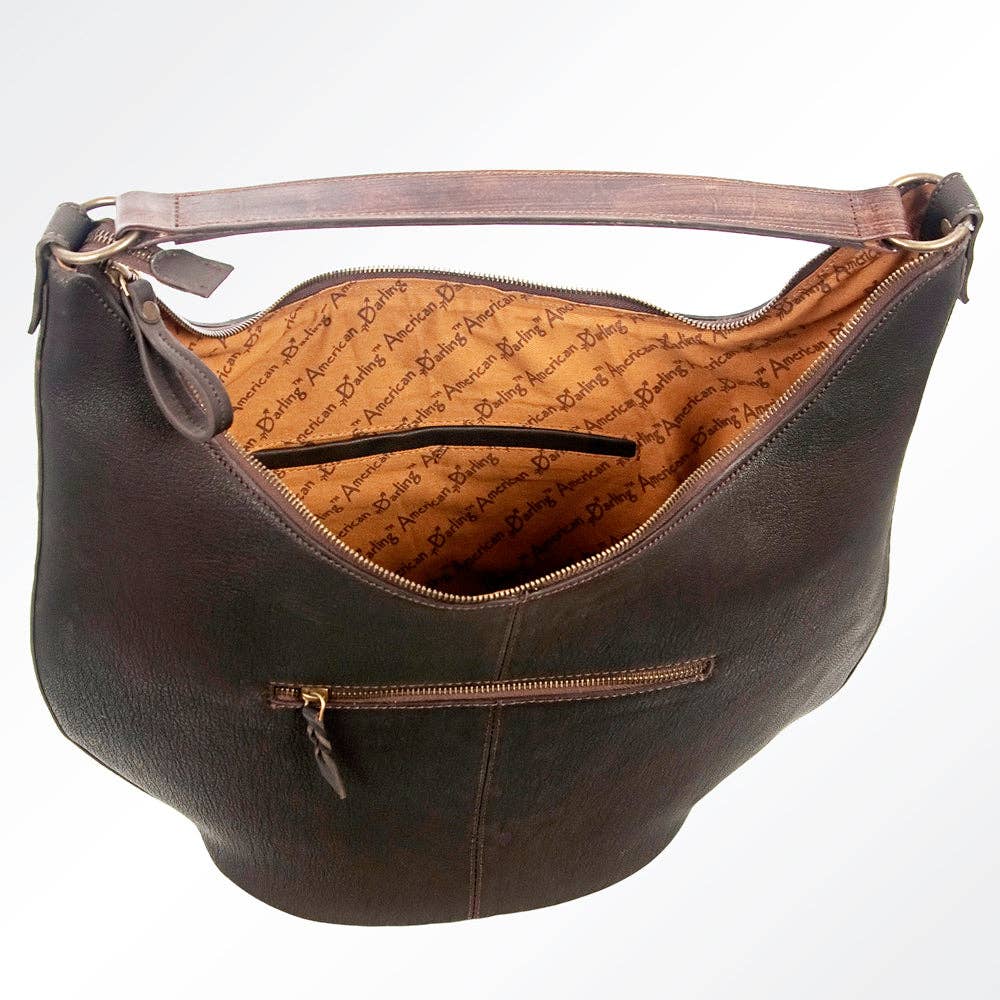 Sienna Hobo Bag Genuine Western Leather Purse