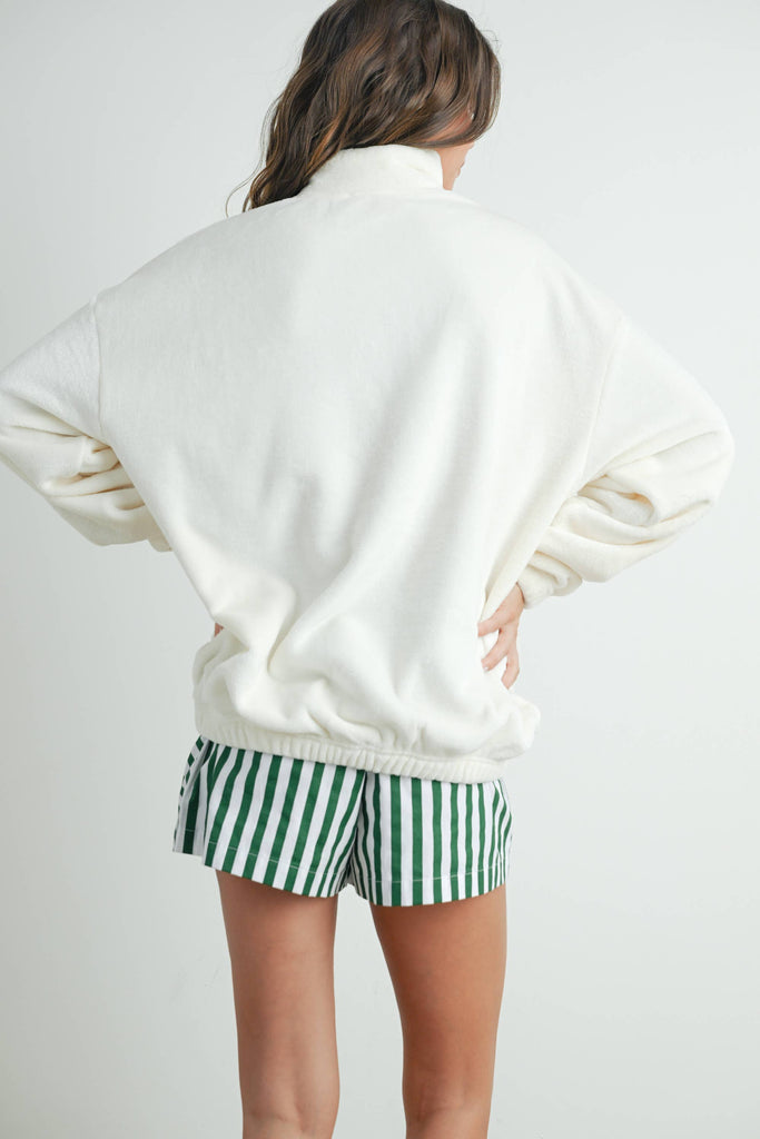 Sunday Morning Half-Zip Pullover Sweatshirt