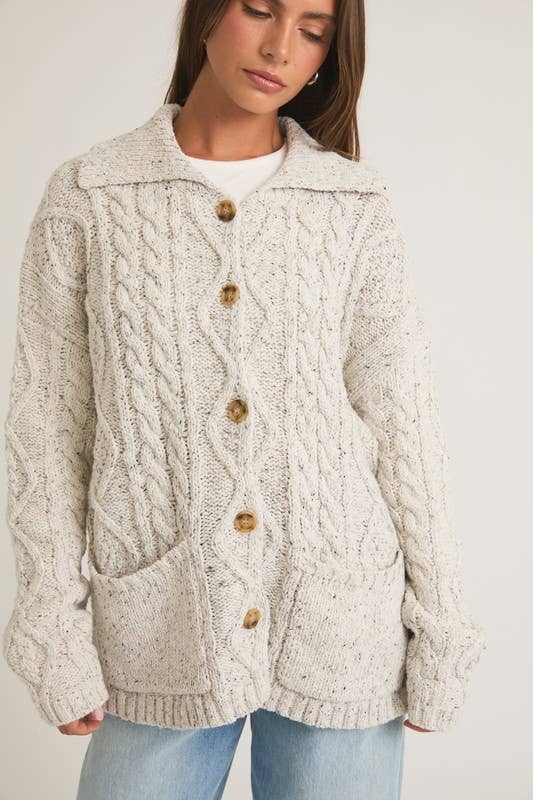 Foster Oversized Knit Cardigan