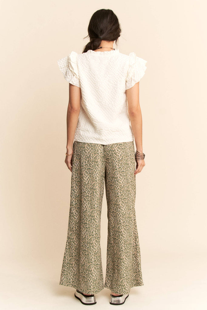 Leopard Comfort Drawstring Pants