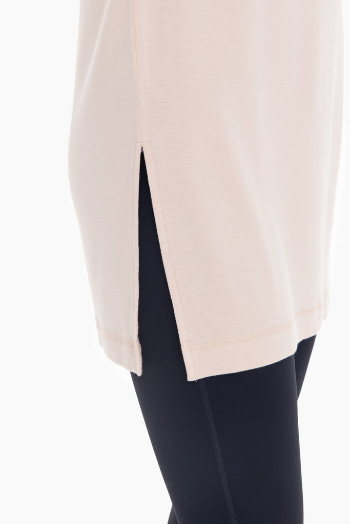 Dolman Sleeve Oversized Tunic Tee