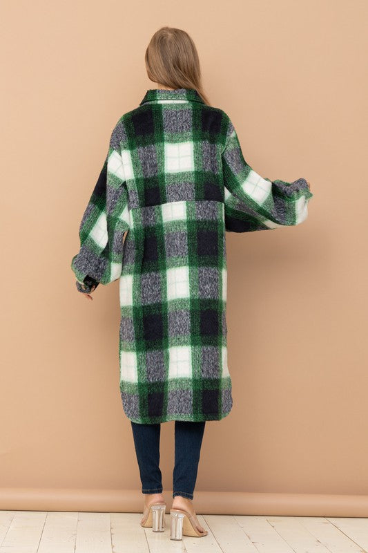 Holly Maxi Flannel Jacket