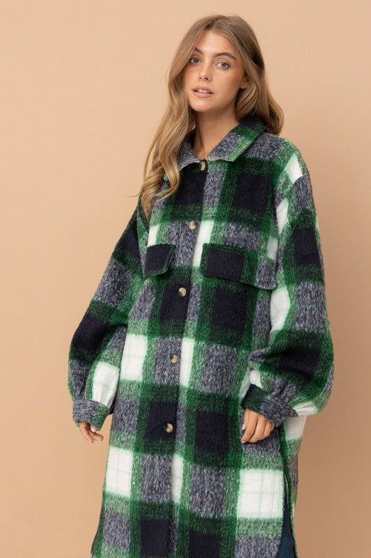 Holly Maxi Flannel Jacket