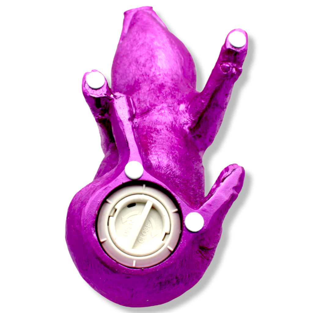 Wilbur Pink Chrome Piggy Bank - 9.5"