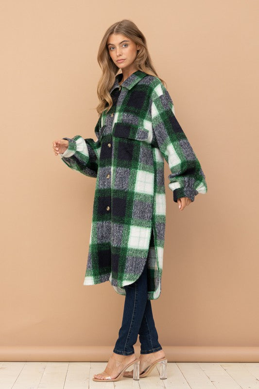 Holly Maxi Flannel Jacket