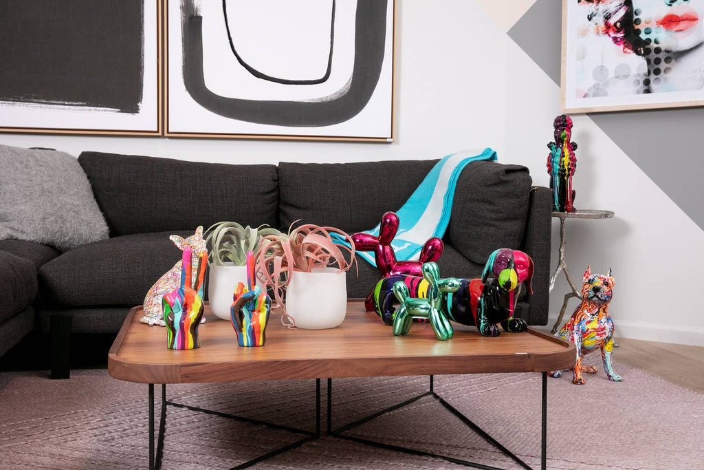 Graffiti Peace Sign Tabletop - 9" tall