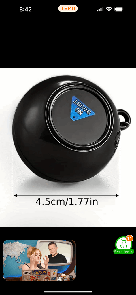 Magic Ball Keychain