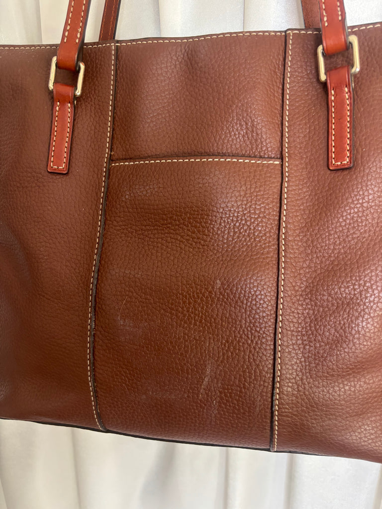 Dooney & Bourke Pebble Grain Lexington Tote Brown