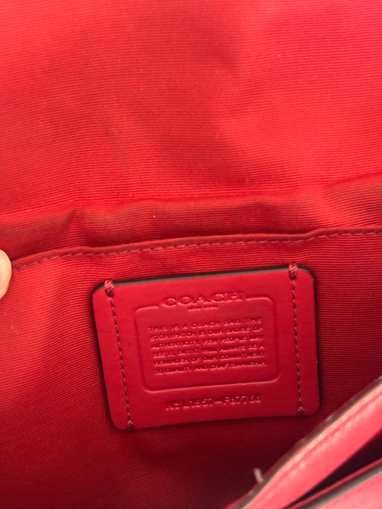 Coach Legacy Leather Crossbody Red