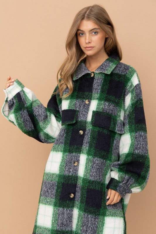 Holly Maxi Flannel Jacket