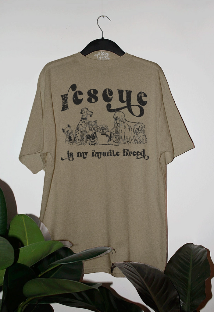 Rescue is My Favorite Breed Tshirt