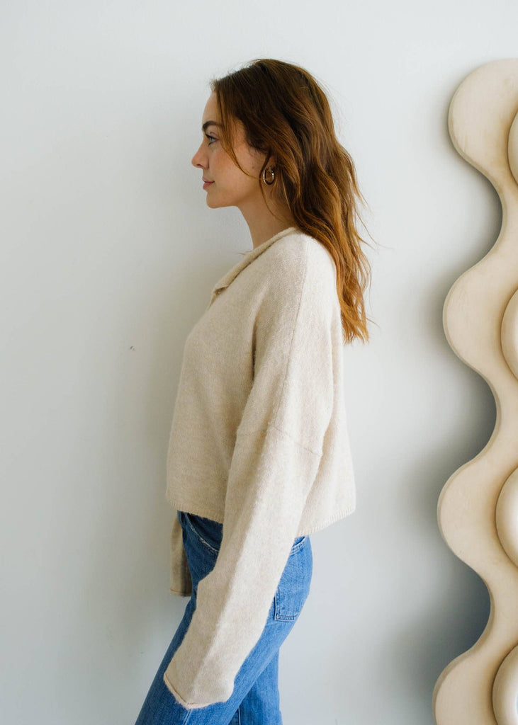 Natural Piper Cardigan