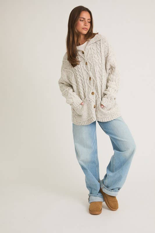 Foster Oversized Knit Cardigan