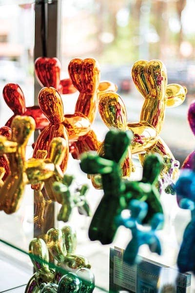 Gold Balloon Dog Piggy Bank - 12" tall